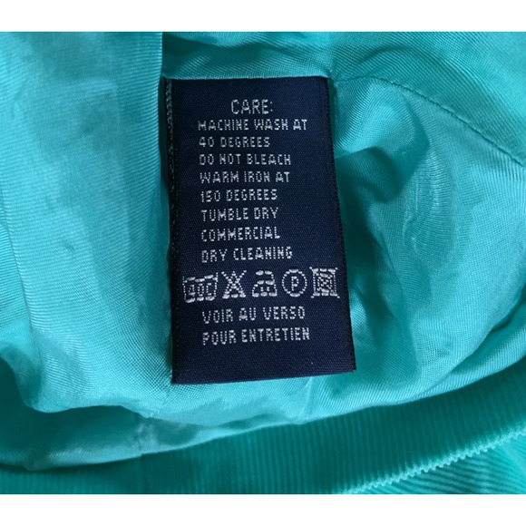 Ralph Lauren Rugby Jacket Cotton Teal Blazer Size 10 - Picture 6 of 12